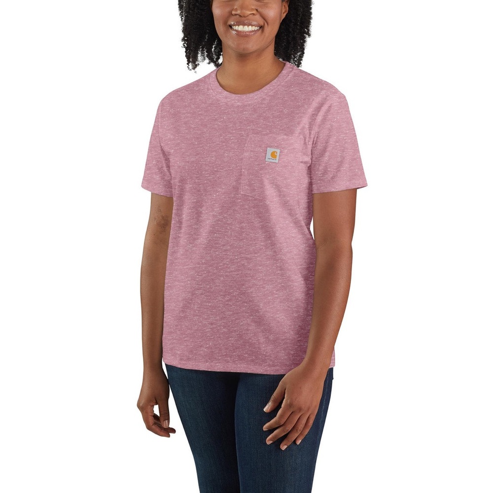 Carhartt Heathered Pink Loose Fit T-Shirt